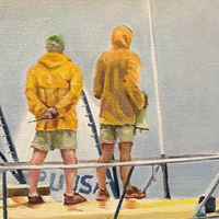The Commodore - Original oil painting by Eric Soller